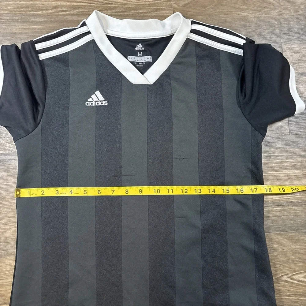 Adidas Climalite Stripped Soccer Jersey Size M